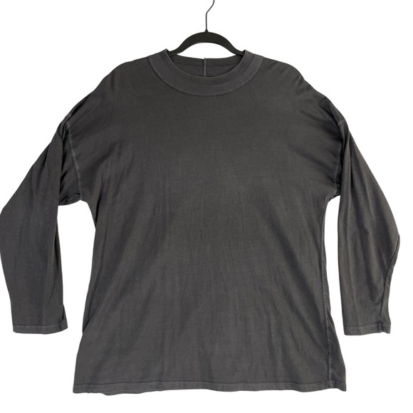 We The Free Long Sleeve Tunic Top Oversized Relaxed Fit Gray Small S - Picture 3 of 6